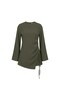 Drawstring Slit Tunic Khaki