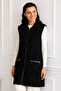 Bearded Knitwear Vest N3381 Black - 2