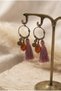 Handmade Authentic Earrings with Tassel Detail