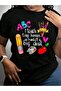 تي شيرت I Teach Tiny Humans Teacher Appreciation Back To School أسود برسومات جرافيكية - 2