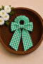 Pötikare Scrunchie Bow Ribbon Hair Clip with Strong Elastic Tail - 3