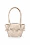 Fiore Bow Detailed Patent Leather Women's Shoulder Bag