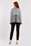 Women's Basic Knitwear Sweater - Oversize Cut - 2