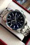 Men's wristwatch steel band 2 years warranty waterproof boxed