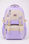 7370 Korean Style Multi-Compartment, Large Internal Volume, Water Bottle Pocket School and Daily Use Backpack