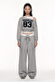 Athlete Detailed Asymmetrical Sweatshirt Grimelanj - 3