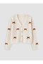 Quality Pieces from Çelebi Store: Girls' Knitwear Cardigan with Bow Detail - 2