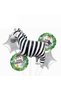 High Quality 25 Pieces Zebra Safari Concept Foil Balloon Set Zebra Foil Balloon Birthday Balloon Set - 3