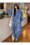 Washed Wash Pattern 3 Thread Tracksuit Set - 2