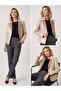 Liora Women's Double-Sided Genuine Leather Blazer Jacket - 3