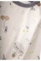 Patterned Long Sleeve Baby Set 0-3 Years Stone Gray - 4
