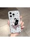 حافظة من السيليكون الشفاف متوافقة مع هاتف iPhone 15 Pro، مزودة بطباعة جمالية مضادة للصدمات منقوش - 2