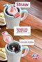 680 ml Single Lid Dual Use Stainless Steel Thermos Mug with Straw and Comfortable Drinking Handle Ffvgn1113-680Ml - 4