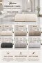 100% Cotton Softure Bath Towel |   High Absorbent |   Soft Textured |   Premium Towel |   100X140 cm - Ice Gray - 4