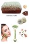 Set of 3 Pumpkin Fiber Soap & Coffee Double Sided Facial Massager