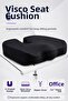 Office Chair Cushion Visco Sitting Support Comfortable Seat Pad - 2