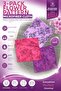 3-Piece Velvet Floral Patterned Kitchen Cloth Set 30X30 Soft Textured Cleaning Cloth Multi-Purpose Drying Cloth Stain-Free Durable Velvet Cloth Set Kitchen Countertop Table Glass Dish Cloth Colorful - 4