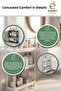 3-Tier Rolling Bathroom Shelf Organizer Kitchen Organizer Multi-Purpose Serving Cart - 2