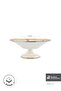 Heart Detailed Pink Love Enameled Fruit Bowl with Stand 32 cm - 2