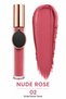 Matte liquid lipstick nude rose dusty rose long-lasting waterproof highly pigmented lipstick with mirror design