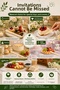 50-Piece Ecological Wooden Knife 16 cm Natural Birch Disposable Invitation Party Organization Set - 5