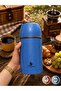 Double Layer Stainless Steel Thermos 800 ml Blue – Hot and Cold Thermos for Food, Tea, Coffee |   Camping, Picnic, Office - 3