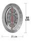 30 cm Oval Chrome Steel Alexander and Service Plate – Authentic Engraved, Y-Isk-30 - 2