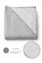 Velvet Sofa Cover Non-Slip Base Stain-Resistant Sofa Bed Sofa Cover Protector Shawl Cover (Grey) - 2