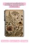 Vintage Botanical Floral Design A5 50 Sheets 100 Pages Spiral Ruled Notebook - 5