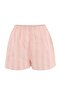 Çizgili Dokuma Mini Oversize Plaj Gömlek Şort Takım TBESS26AU00053 - 6