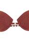 Burgundy Glitter Balconette Covered Pearl Accessory High Waist Regular Bikini Set Tbess26Bt00087 - 6