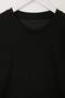 Siyah Oversize/Geniş Kalıp Dökümlü Örme T-Shirt TMNSS26TS00076 - 5