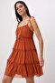 Tile Layered Chiffon A-Line Short / Mini Woven Dress Twoss26El00316