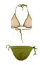 Green Triangle Covered Normal Waist Regular Bikini Set with Accessories Tbess26Bt00054 - 6