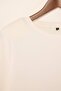 Wardrobe Essentials-Ekru Regular/Normal Kalıp Vatkalı Örme T-Shirt TWOSS26TS00005 - 6