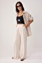 Taş More Sustainable Soft Textured Modal Wide Leg Pants Twoss24Pl00071 - 2