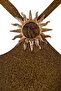 Brown Non-Fading Glitter Fabric One-Shoulder Plus Size Swimsuit Tbbss26Am00042 - 5