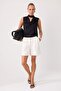 Black Degaje Collar Woven Blouse Twoss26Bz00393 - 2