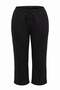 Siyah Yıldız Nakışlı Wide Leg Eşofman Altı TBBAW27AJ00008 - 5