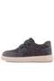 Genuine Leather Brown Gray Velcro Light Sole Boys' Sports Shoes - 5