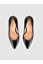 Black Genuine Leather Classic Stiletto Women's Shoes - 6