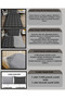 Quilted Gray Geometric 4-Piece (100% Cotton 100X200 with Elastic Sheets) Single Bedspread Set - 5