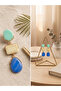 Colorful Stone Dangle Steel Earrings - 3