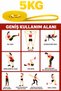 5-15-35 kg Resistance Band Muscle Building Rubber Fitness Pilates Cross Training Band 3 Sizes - 5