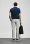 111020321 Bran Modern Graphic T-Shirt T-Shirt Men's T-Shirt Dark Blue - 7