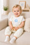 Baby Girl & Kids Linen Fabric Sapolet Set - 5