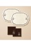 4 Piece 2-Person Candlestick Embroidered Tableware Set (2 American Servings 43X30 + 2 Cocktail Napkins 14X14)