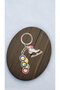 Miyuki Beads Handmade Olympic Flag and Ice Skating Keychain/Bag Charm 3 - 2