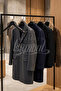 Business Class 3 Pieces 44 cm Italian Hook Solid Wood Suit Hanger Coat Jacket Hanger - 8