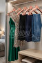 3 Pieces Rose Plastic Coat Hanger Clothes Hanger Suit Hanger - 8